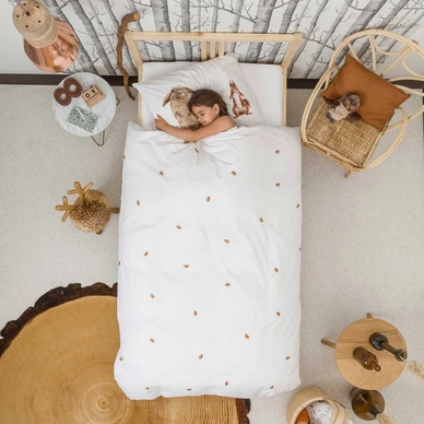 SNURK Furry Friends Dekbedovertrek Percal - outlet — outlet/retourdeal