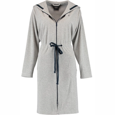 Cawö 821 Badjas Dames Grijs Blauw - outlet — outlet/retourdeal