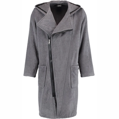 Cawö 6516 Badjas Men Antraciet Zwart - outlet — outlet/retourdeal