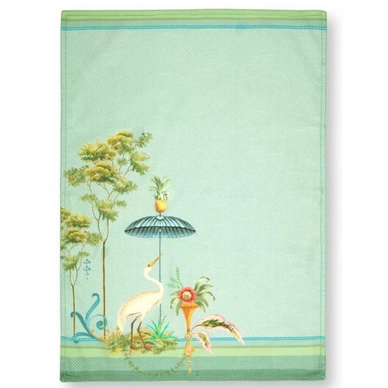 Pip Studio Jolie Theedoek Heron Big Blue 50 x 70 cm - outlet — outlet/retourdeal