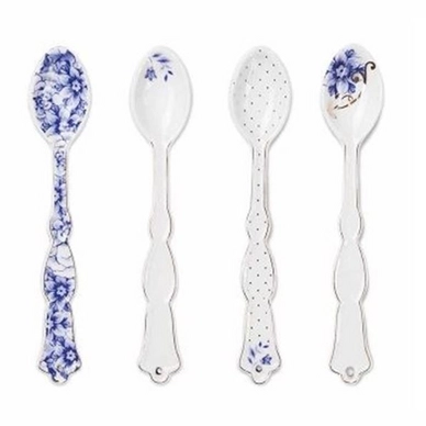 Pip Studio Royal Theelepel White Set van 4 - outlet — outlet/retourdeal