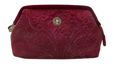 Pip Studio Velvet Quiltey Days Toilettas Dames Red Cosmetic Purse - outlet — outlet/retourdeal