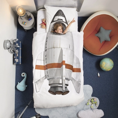 SNURK Rocket Dekbedovertrek Percal - outlet — outlet/retourdeal
