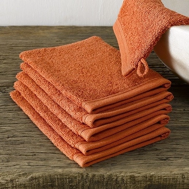 De Witte Lietaer Imagine Washandje Orange set van 6 - outlet — outlet/retourdeal
