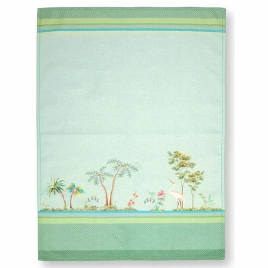 Pip Studio Jolie Theedoek Heron Green 50 x 70 cm - outlet — outlet/retourdeal