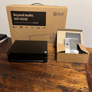 Hifi Rose RS250A black streamer (occasion) - tweedehands · netwerkspelers — outlet/retourdeal