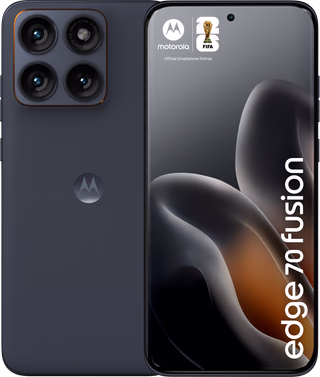 Motorola Edge 70 Fusion 256GB Zwart 5G - onbeschadigd · geen oplader meegeleverd — outlet/retourdeal