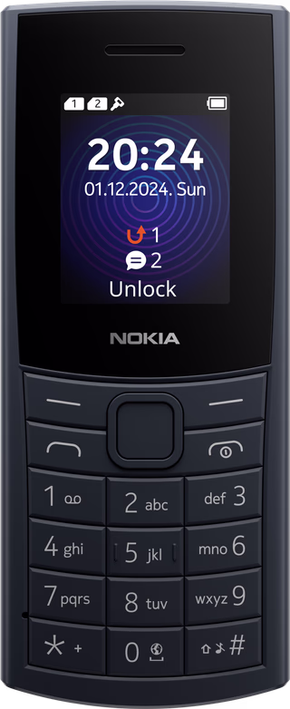 Nokia 110 128MB Blauw 4G - onbeschadigd · geen oplader meegeleverd — outlet/retourdeal