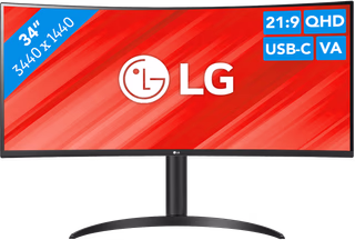 LG UltraWide 34WR55QK - onbeschadigd — outlet/retourdeal