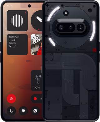 Nothing Phone (3a) 256GB Zwart 5G - tweedekans · geen oplader meegeleverd — outlet/retourdeal