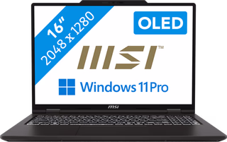 MSI VenturePro 16 AI OLED A2HVEG-023NL QWERTY - onbeschadigd · geen oplader meegeleverd — outlet/retourdeal