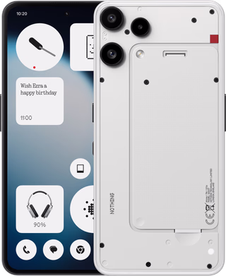Nothing Phone 3(a) Lite 128GB Wit 5G - tweedekans · geen oplader meegeleverd — outlet/retourdeal