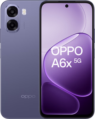 OPPO A6x 128GB Paars 5G - onbeschadigd · geen oplader meegeleverd — outlet/retourdeal