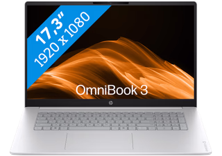 HP Omnibook 3 17-dk0975nd - tweedekans · geen oplader meegeleverd — outlet/retourdeal