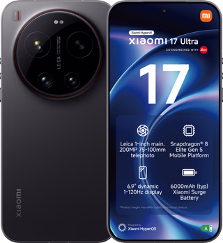 Xiaomi 17 Ultra 512GB Zwart 5G - onbeschadigd · geen oplader meegeleverd — outlet/retourdeal