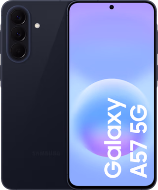 Samsung Galaxy A57 256GB Donkerblauw 5G - onbeschadigd · geen oplader meegeleverd — outlet/retourdeal
