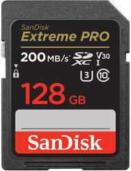 SanDisk SDXC Extreme Pro 128GB 200/90 MB/s V30 - tweedekans — outlet/retourdeal