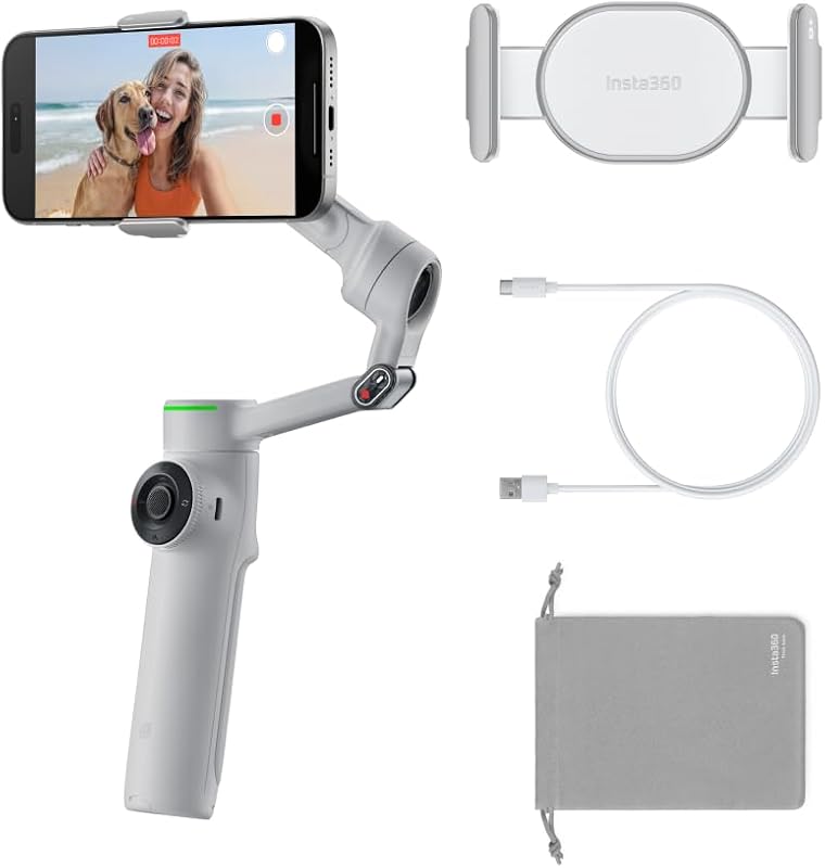 Insta360 Flow 2 Pro Grey Opvouwbare AI-telefoongimbal - tweedehands (occasion) — outlet/retourdeal
