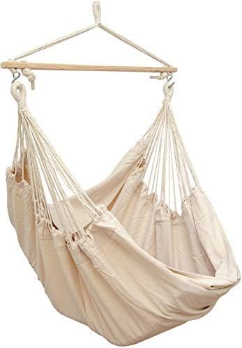 AMANKA XXL Hangstoel Hangmat 185x130cm tot 150 kg - outlet/retourdeal