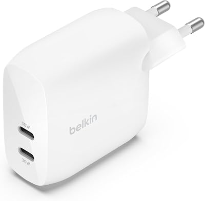 DUAL 30W USB-C WALL CHARGER PD 60W WHT - outlet/retourdeal