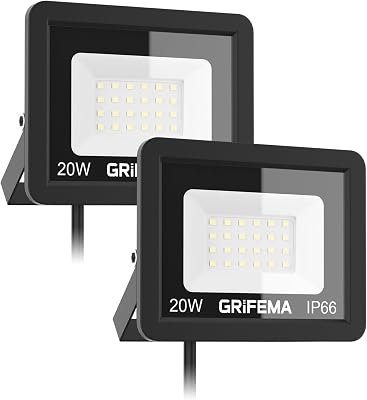 GRIFEMA GD401-2 2PCS 20W Buiten LED Schijnwerper - outlet/retourdeal