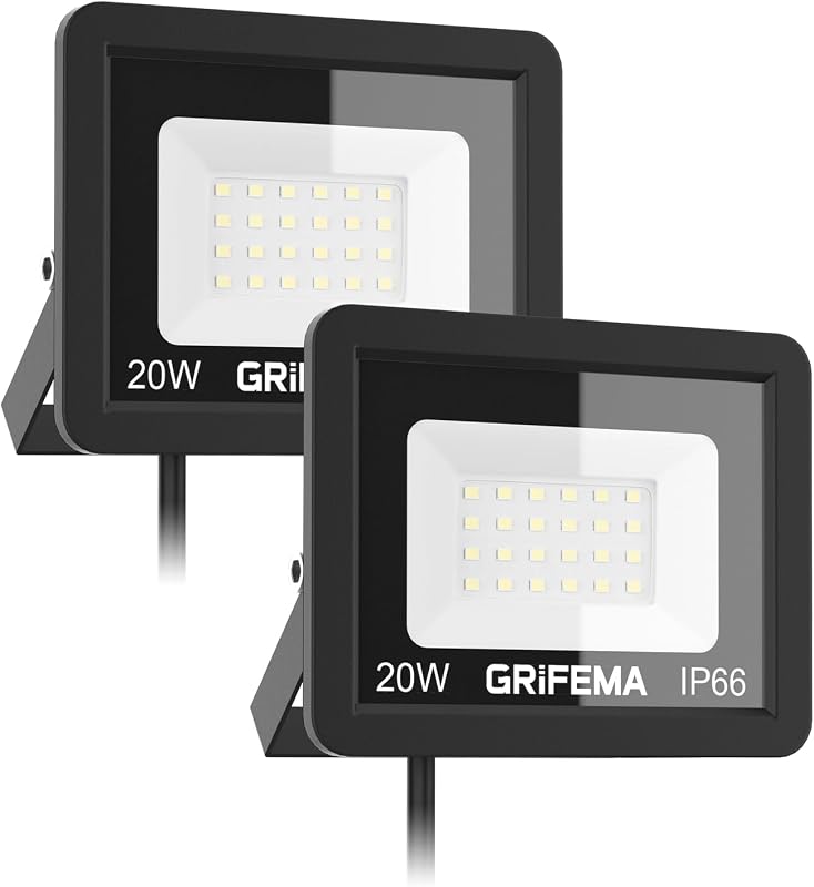 GRIFEMA GD401-2 2PCS 20W Buiten LED Schijnwerper - outlet/retourdeal