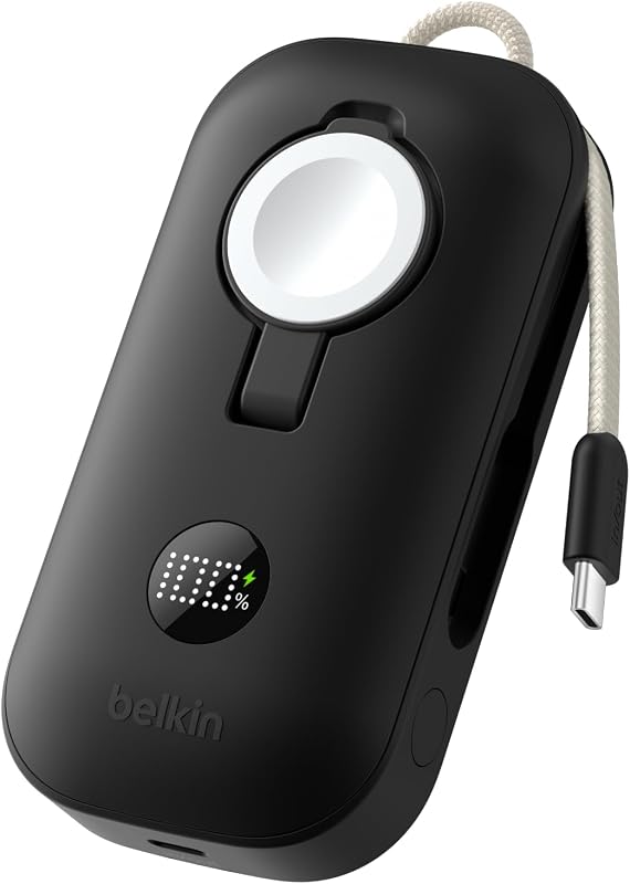 Belkin BoostCharge Pro 10000mAh Power Bank met Apple Watch Oplader - outlet/retourdeal