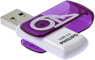 Philips USB Stick 64GB Memory USB 3.0 Flash Drive Vivid Edition with - outlet/retourdeal