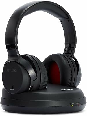 Aiwa WHF-880 HF-hoofdtelefoon met PLL-hoofdtelefoon voor tv's - outlet/retourdeal