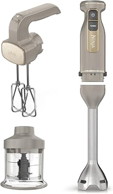 Ninja Foodi Staafmixer Handmixer & Hakmolen met Geleidelijke Start - outlet/retourdeal