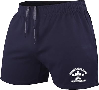 Heren Bodybuilding Sportschool Training Shorts Sport Fitness Badstof - outlet/retourdeal