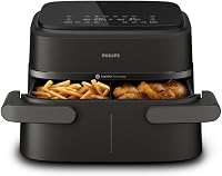 Philips Airfryer 1000 Serie met twee manden - outlet/retourdeal