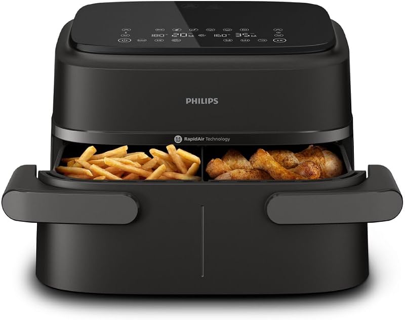 Philips Airfryer 1000 Serie met twee manden - outlet/retourdeal