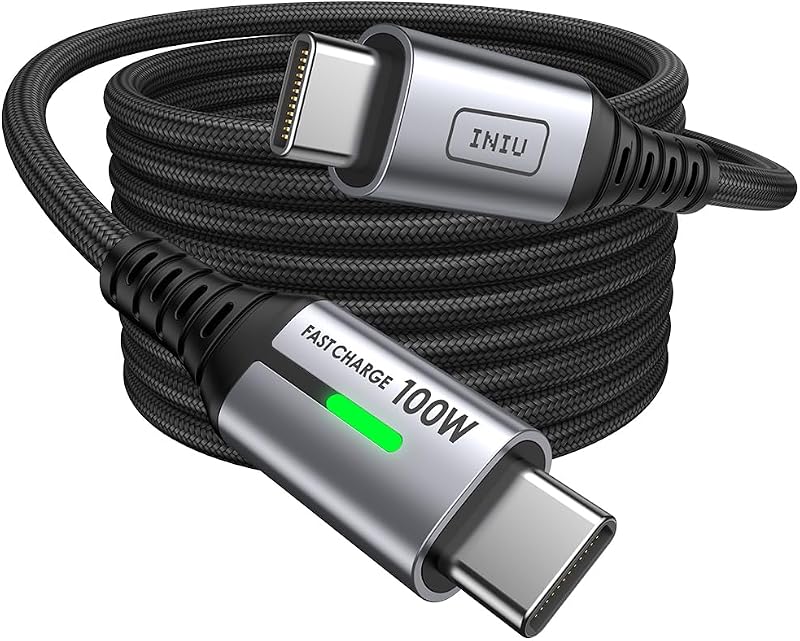 INIU USB C naar USB C Kabel [100W/2M] - outlet/retourdeal