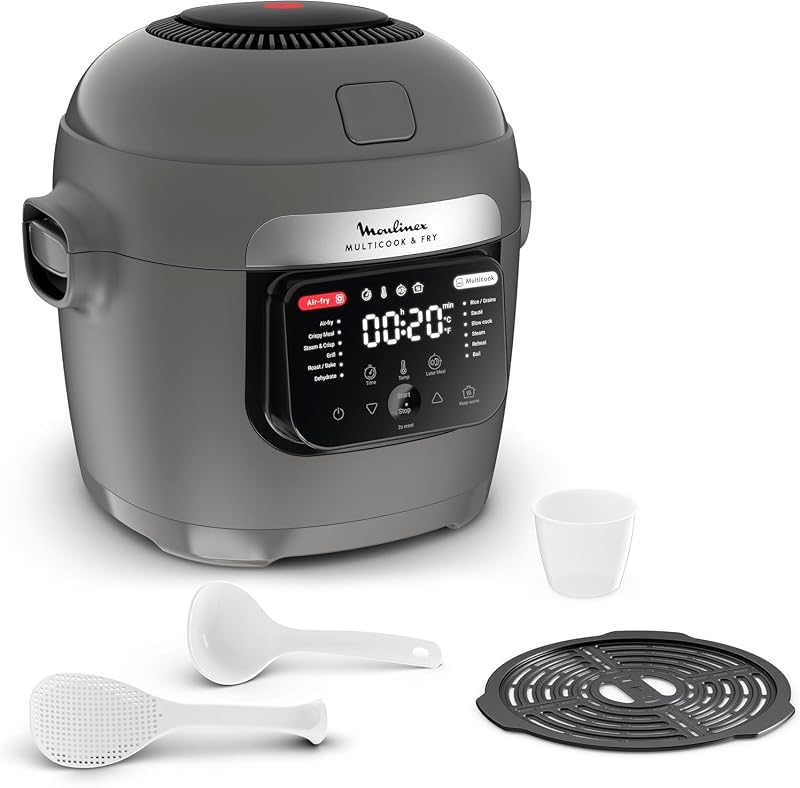 Moulinex Multicook & Fry multikoker en geïntegreerde airfryer - outlet/retourdeal