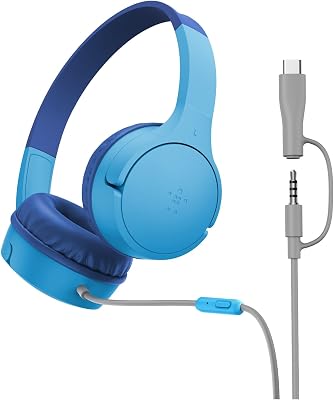 Belkin SoundForm Mini Kinderkoptelefoon Bedrade met USB-C naar 3 - outlet/retourdeal