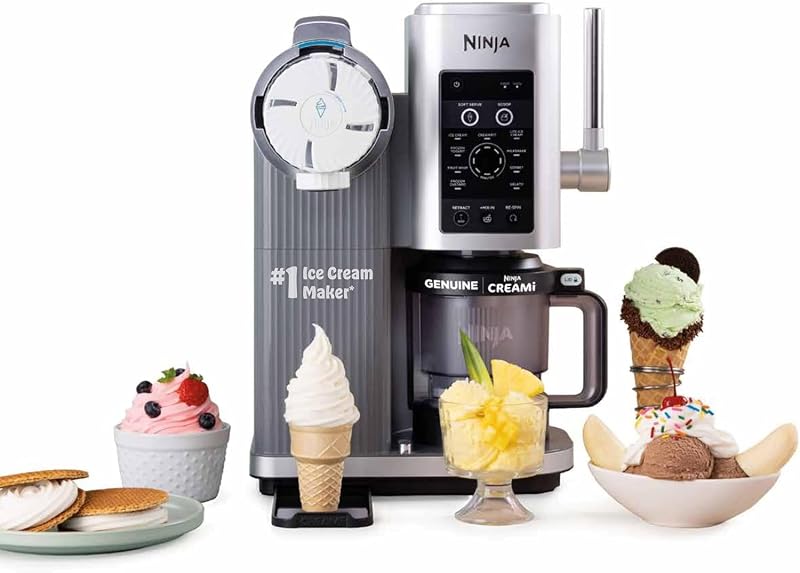 Ninja Swirl by CREAMi Soft Serve & Ice Cream Maker met 2x kuipen - outlet/retourdeal