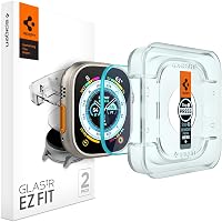 Spigen Glas.tR EZ Fit Screenprotector compatibel met Apple Watch - outlet/retourdeal