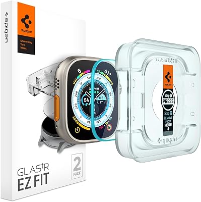 Spigen Glas.tR EZ Fit Screenprotector compatibel met Apple Watch - outlet/retourdeal