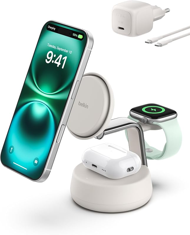 Belkin 3 in 1 Draadloze Oplader - outlet/retourdeal