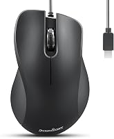 Perixx PERIMICE-221C Ergonomische USB-C Muis met Kabel Optische 1200 - outlet/retourdeal