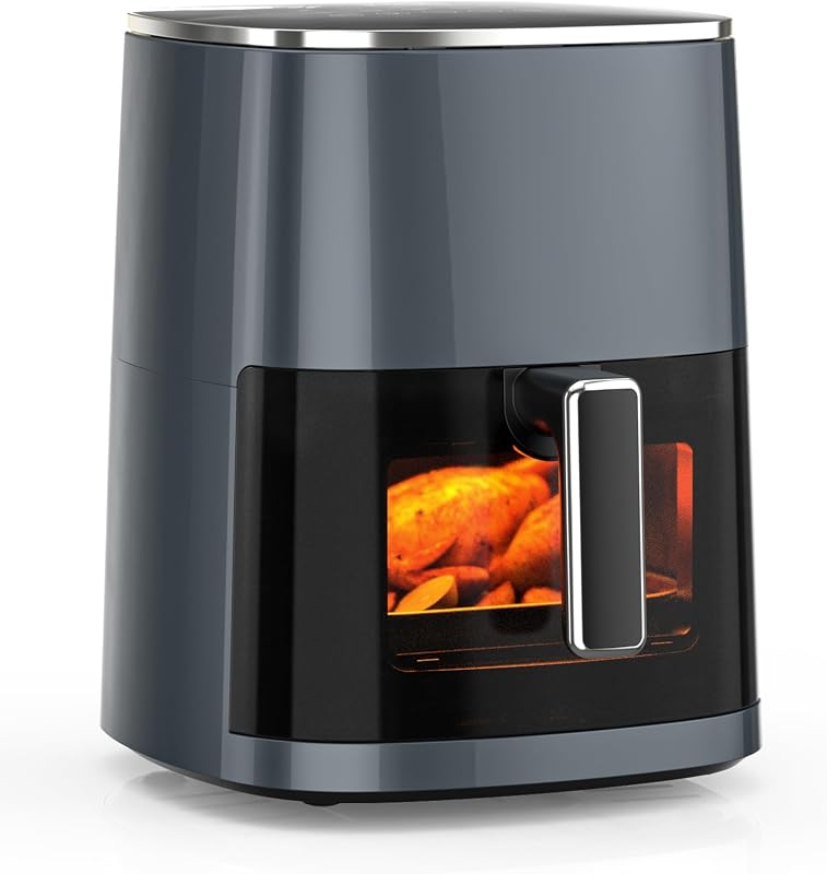DUMOS Airfryer 6QT Airfryer Oven met venster Square Airfryer Oven - outlet/retourdeal