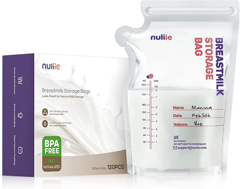Nuliie 120 stuks moedermelkzakjes - outlet/retourdeal