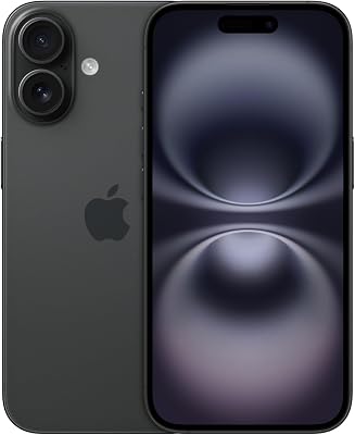 Apple iPhone 16 (128 GB) Zwart - outlet/retourdeal