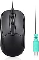Perixx 10442 Perimice-209 P bekabelde PS2-muis met scrollwiel en - outlet/retourdeal