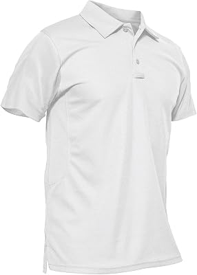 KEFITEVD Mannen Sneldrogende Lange Mouw Polo Shirts Golf Werk Tops - outlet/retourdeal