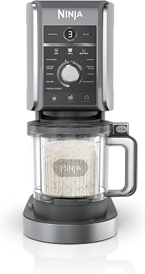 Ninja CREAMi Deluxe NC502EU IJs- en ijsdrankmachine met 2 bekers - outlet/retourdeal