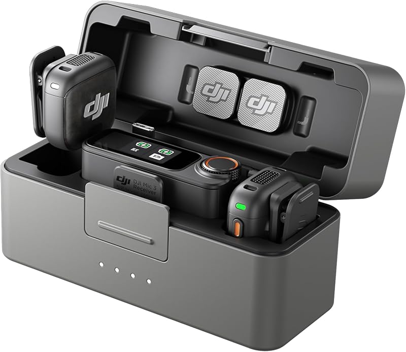 DJI Mic 3 (2 TX + 1 RX + Oplaadetui) - outlet/retourdeal
