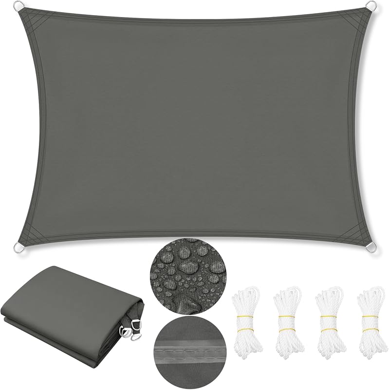 WOLTU Zonnezeil van PES polyester 200 g/m² - outlet/retourdeal