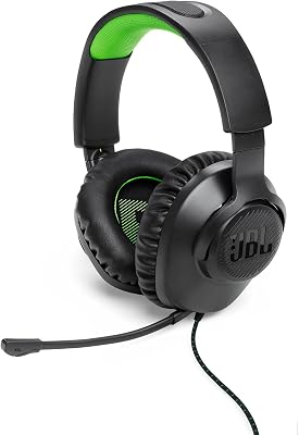 JBL Quantum 100X bedrade over ear gamingheadset in zwart/groen - outlet/retourdeal